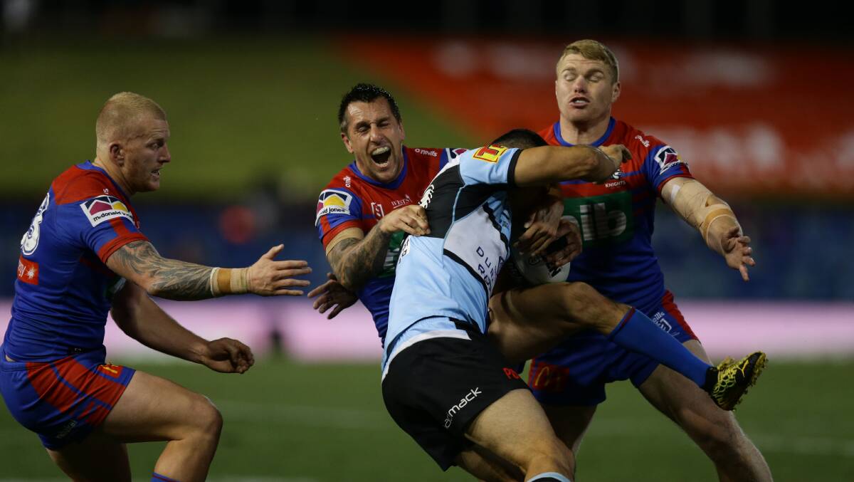 Newcastle Knights blitz the Sharks in 38-10 smackdown: Live results and analysis