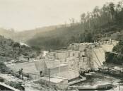 Historic photos reveal construction of Chichester Dam as the wall undergoes inspection 100 years on