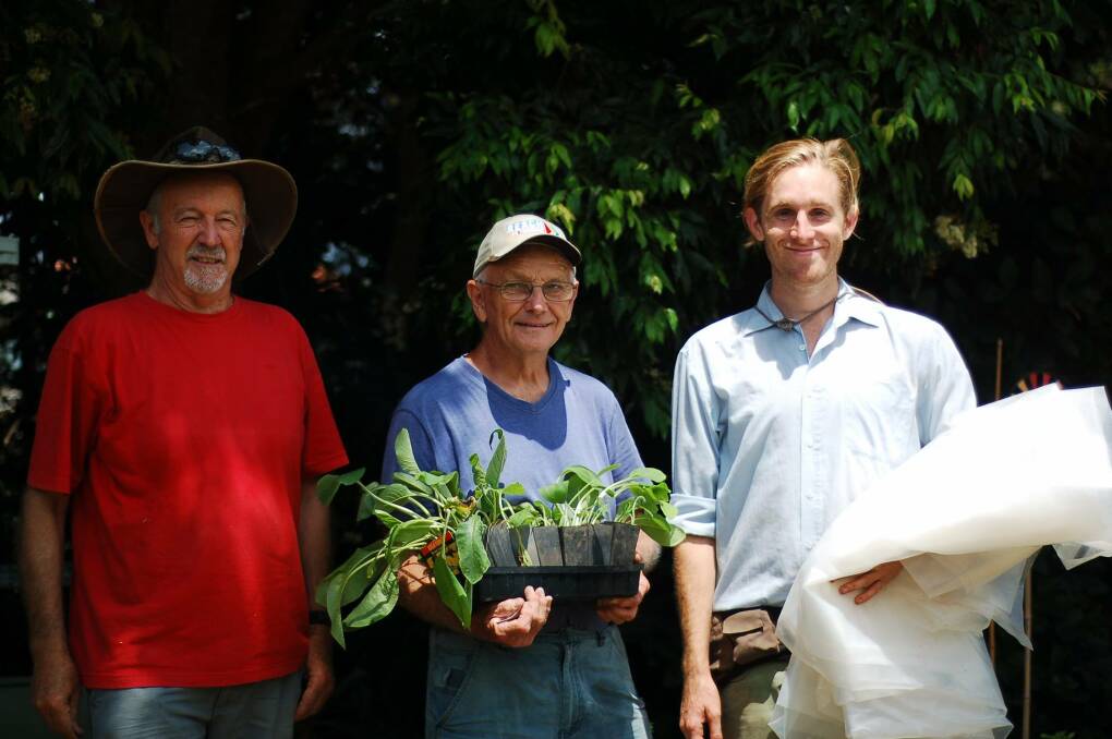 GREEN THUMBS: Chris Brown of the Belmont Neighbourhood Centre (right) has has been involved with the Habitat in Harmony community garden for years and describes it as much as a hub of local culture as one of biodiversity.