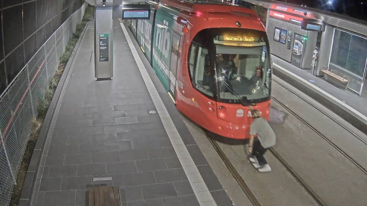 Dangerous near misses on the Newcastle light rail prompt warning to pedestrians and drivers