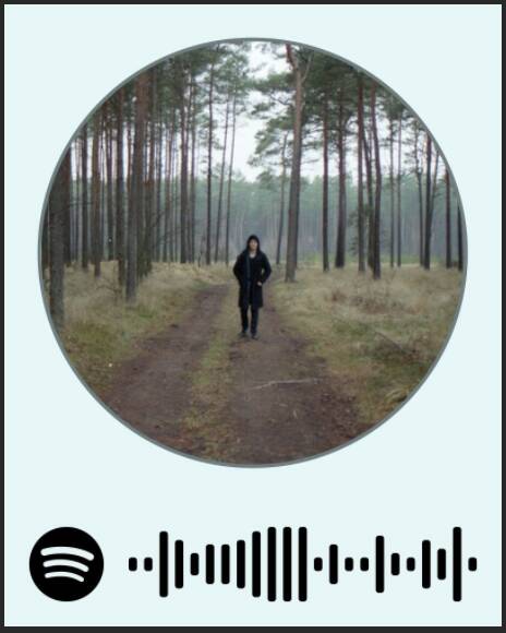 Check out Szymon on Spotify: Open your Spotify app, click search and use the camera icon to scan this image.