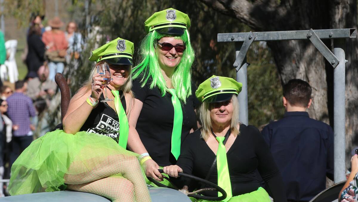Revellers at Saturday's Lovedale Long Lunch. Picture by Peter Lorimer