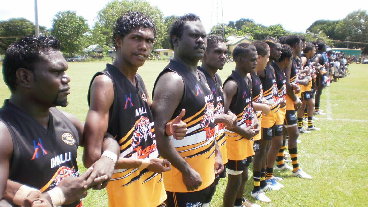 In March, 2003, Aaron Kearney travelled to the Tiwi islands as part of his work in sports diplomacy.