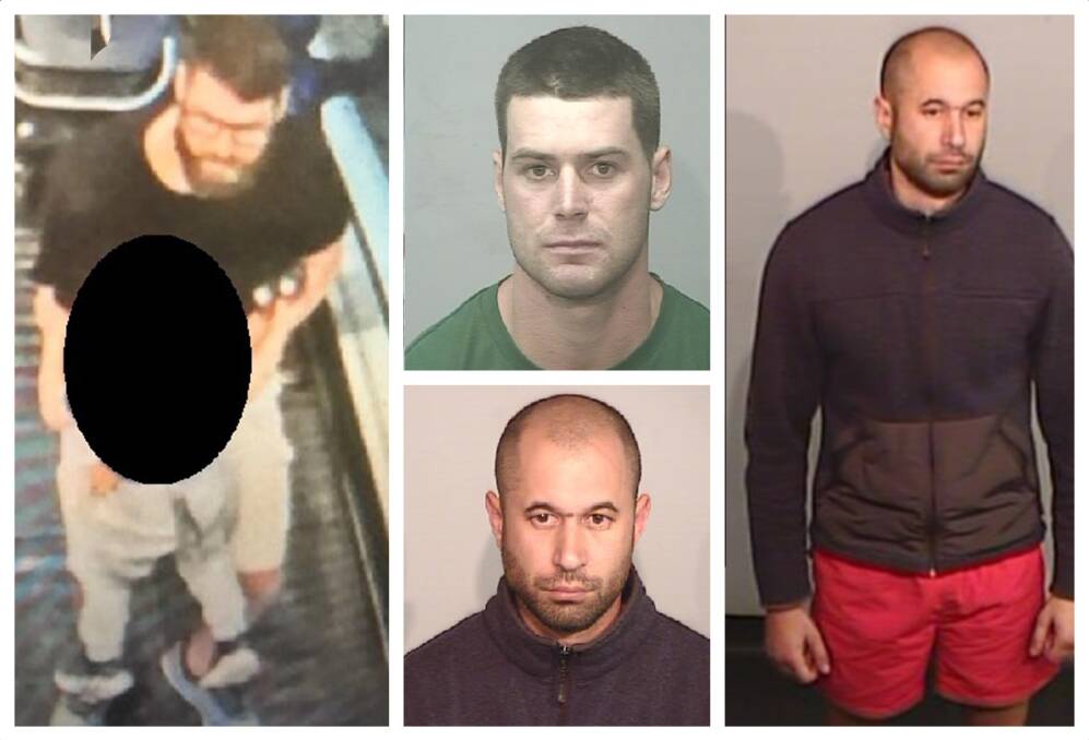 Warrants were issued in April for Robbie O'Reilly, aged 34, and Simon Khurana, aged 36, for alleged robbery and other serious offences. Picture by NSW Police