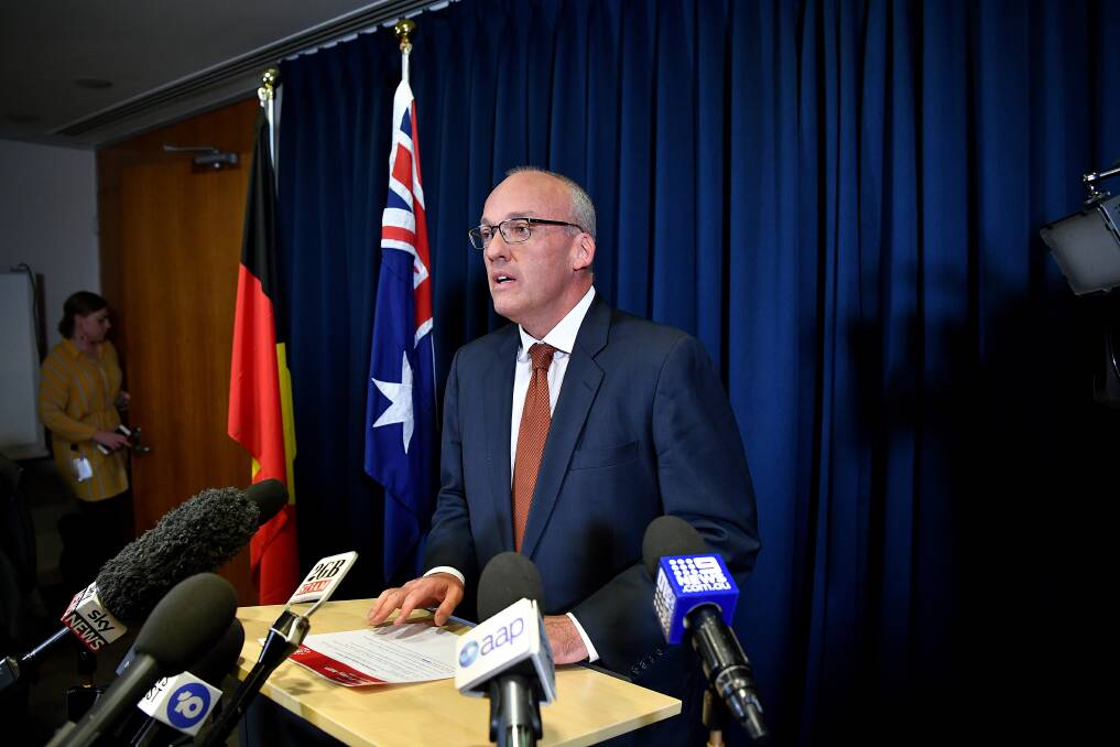 Reading from a prepared statement late on Thursday afternoon, Mr Foley said he had already engaged lawyers and would now begin defamation proceedings in the Federal Court. Photo: AAP
