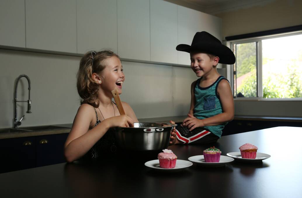 Ruby Holdsworth 9yrs is entering the cooking section at the Maitland Show for the first time, she will make cupcakes and ginger bread. Photo: Simone De Peak