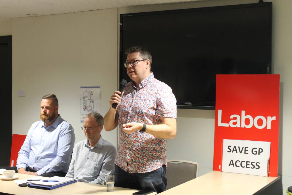 Residents met at Toronto Diggers Saturday to hear from Shortland MP Pat Conroy and Labor's Hunter candidate Dan Repacholi amid fears for the future of GP Access After Hours.