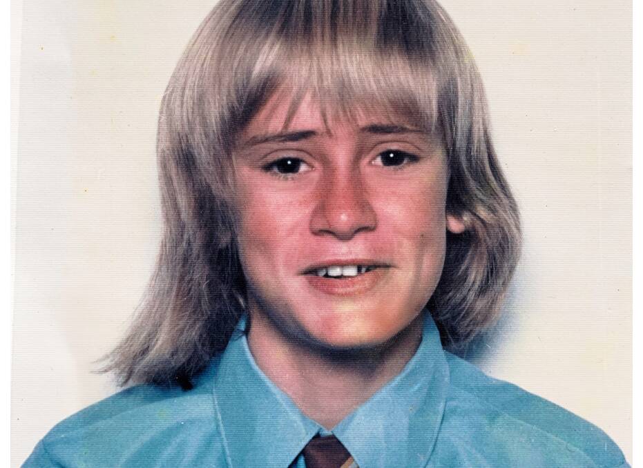 Steven Alward in Year 9 at St Pius X in 1975. Alward was a friend of Suzanne Smith and encouraged her to learn the truth about child sexual assault cases in the Catholic Church. 
