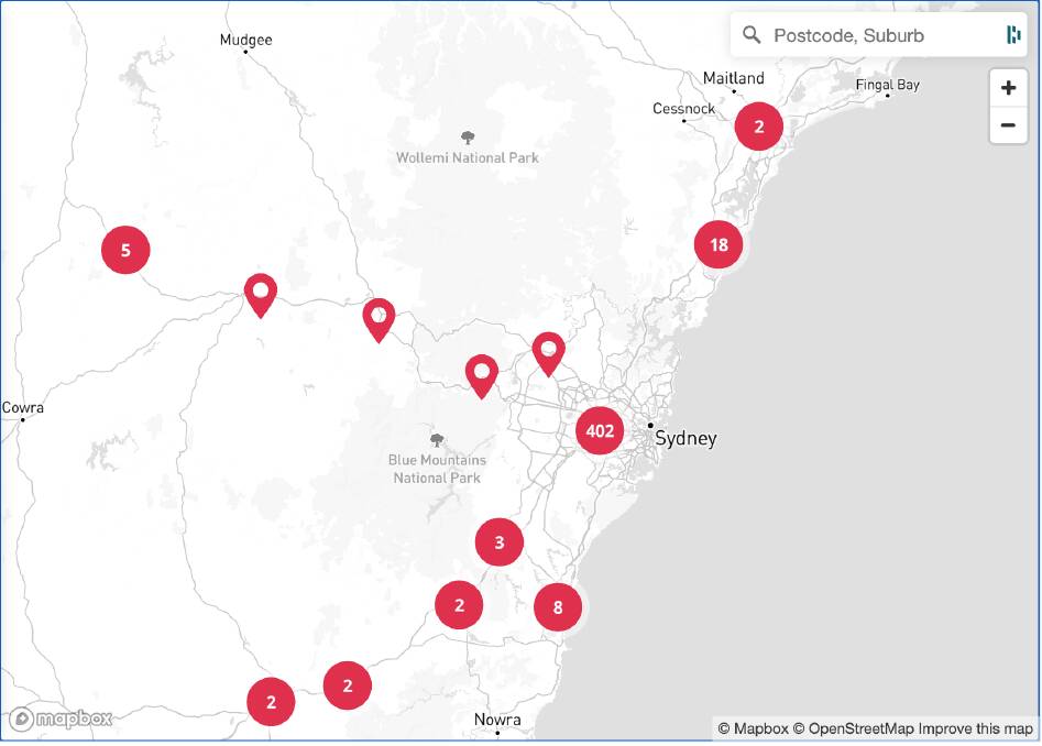 NSW COVID cases today, July 27, 2021. Picture: NSW Health