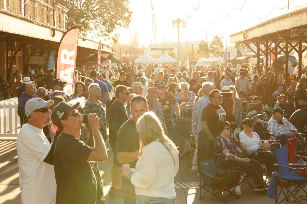 Crowds flocked to the Station on a perfect afternoon to take in the tunes. 