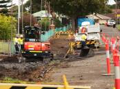 Civil repair works on Fogo Street will continue this week. Pictures by Peter Lorimer