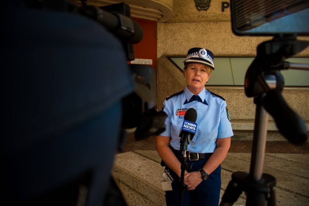 NSW Police chief inspector Amanda Calder has urged anyone with information regarding a fatal crash on Wyong Road in the early hours of Tuesday to contact police. Photo: Simon McCarthy