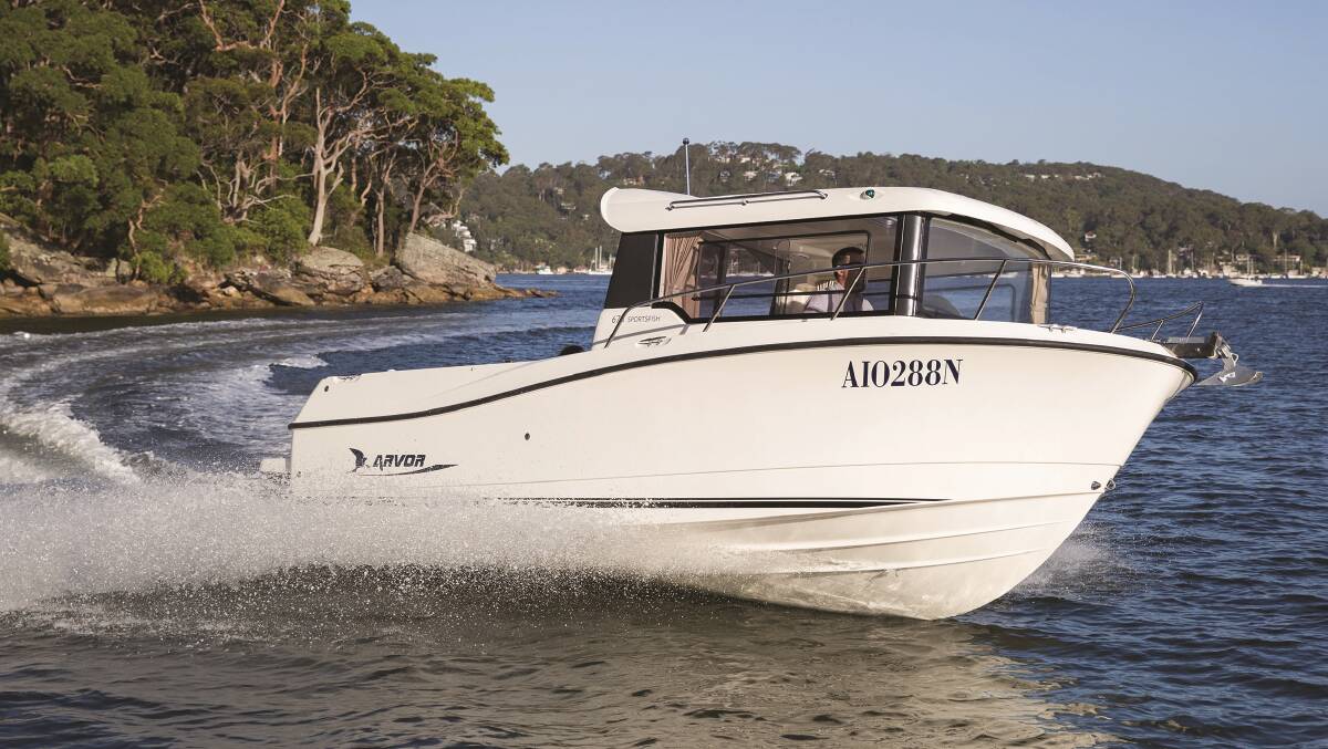 IMPROVED PERFORMANCE: The Arvor 675 Sportsfish is a contender for any serious fishing enthusiast.
