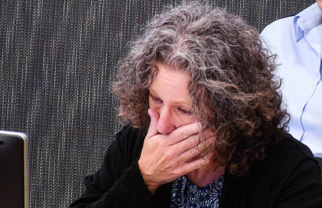 Emotional: Kathleen Folbigg during evidence at an inquiry into her convictions for the deaths of her four children. She has spent 17 years in jail after a trial in 2003.