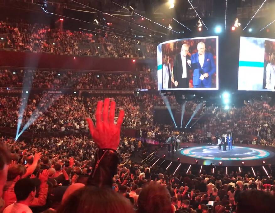 Warnings: Health experts are warning against large gatherings this weekend but Hillsong Church in Sydney, which can seat 3500, assures that gatherings will continue as per normal.