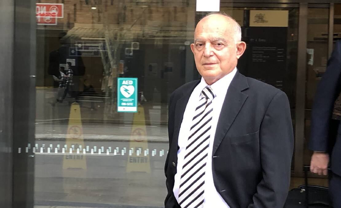 Referral: Dr Peter Petros outside the NSW Civil and Administrative Tribunal in Sydney during professional misconduct hearings earlier this year. 