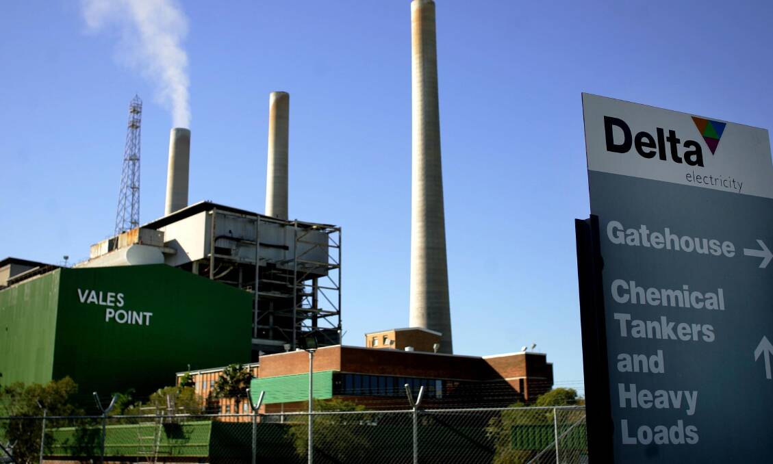 Power: Vales Point power station at Lake Macquarie, owned and operated by Delta. The company has bought neighbouring Chain Valley Colliery.