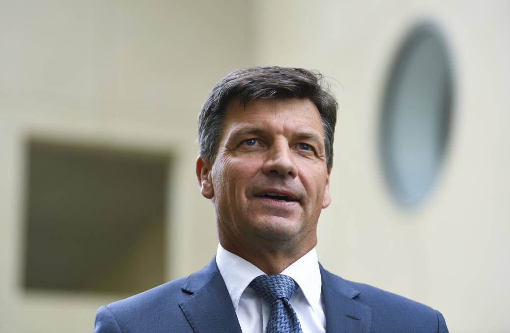Penalties: Federal energy minister Angus Taylor warned of "serious penalties" for electricity retailers facing a 2022 deadline for the closure of Liddell power station. Picture: AAP.