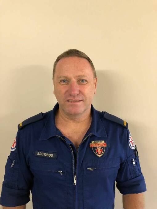 Career: Tony Jenkins in his paramedic uniform. A summary of his medical history showed he consistently received treatment following work-related trauma and worked to increase safety for ambulance officers.