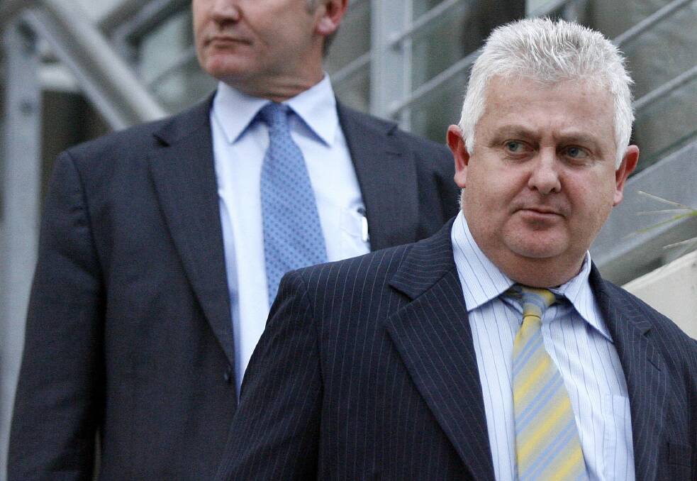 Advocate: Peter Gogarty leaves a Newcastle court in 2013 after giving evidence at the NSW Special Commission of Inquiry into child sexual abuse in the Catholic diocese of Maitland-Newcastle over decades. 