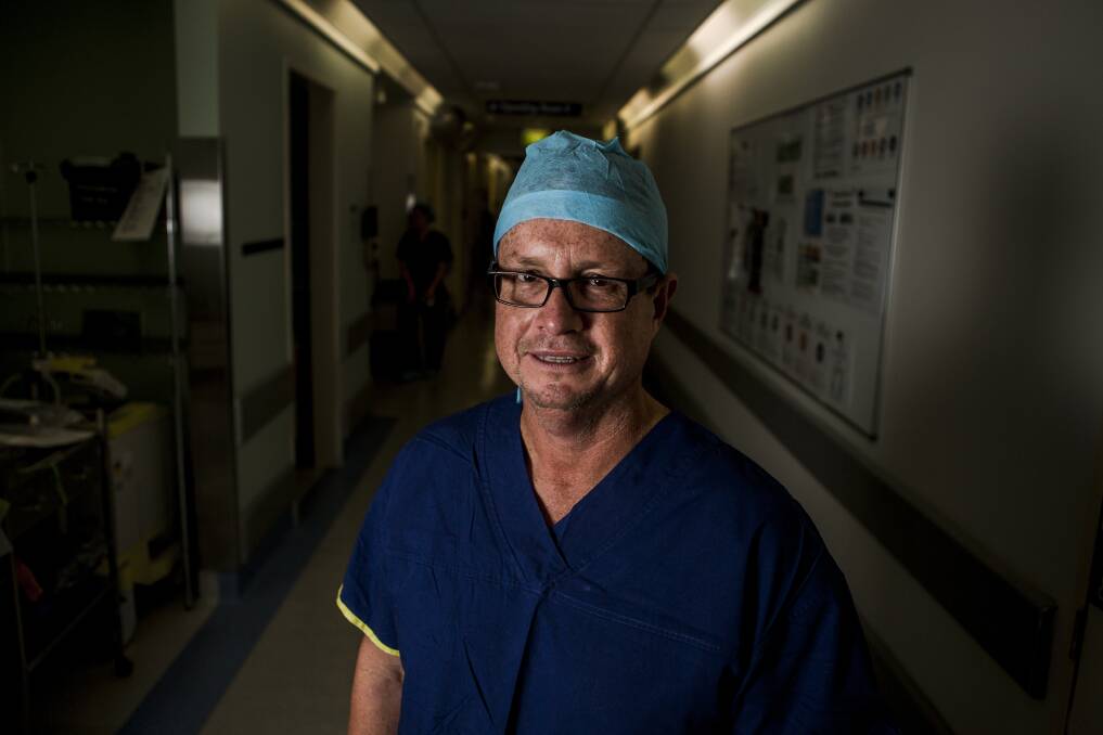 Bold: Former Royal Australian and New Zealand College of Obstetricians and Gynaecologists president Dr Stephen Robson. He has put his surgical outcome data on his website to improve transparency in the health system. Picture: Jamila Toderas.