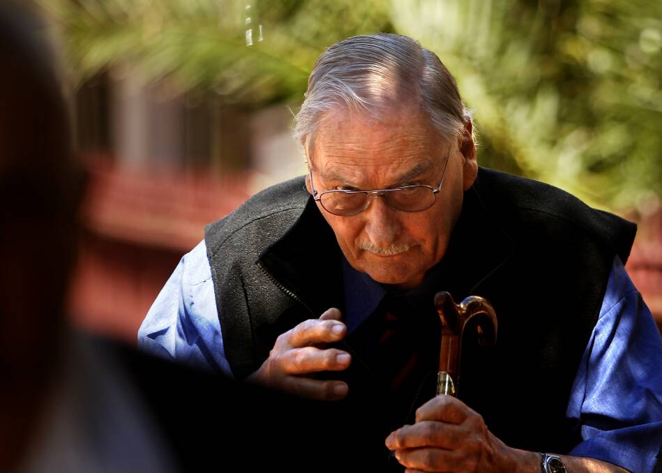 Guilty, again: Francis Cable, 86, also known as Marist Brother Romuald, in 2013 after he was first charged with the violent sexual abuse of former students at Marist Brothers, Hamilton.