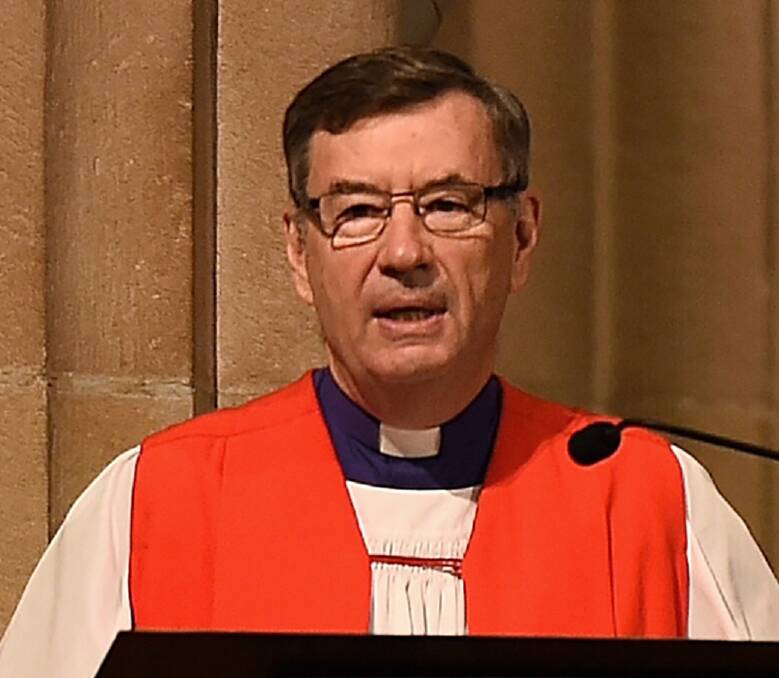 No: Sydney Anglican Archbishop Glenn Davies told supporters of same sex marriage blessings within the church should "please leave us". Picture: Kate Geraghty. 