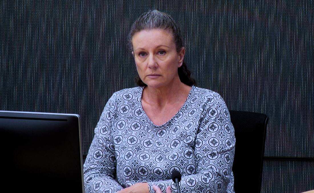 Questions: Kathleen Folbigg giving evidence in May at a special inquiry into her convictions for killing her four babies. 