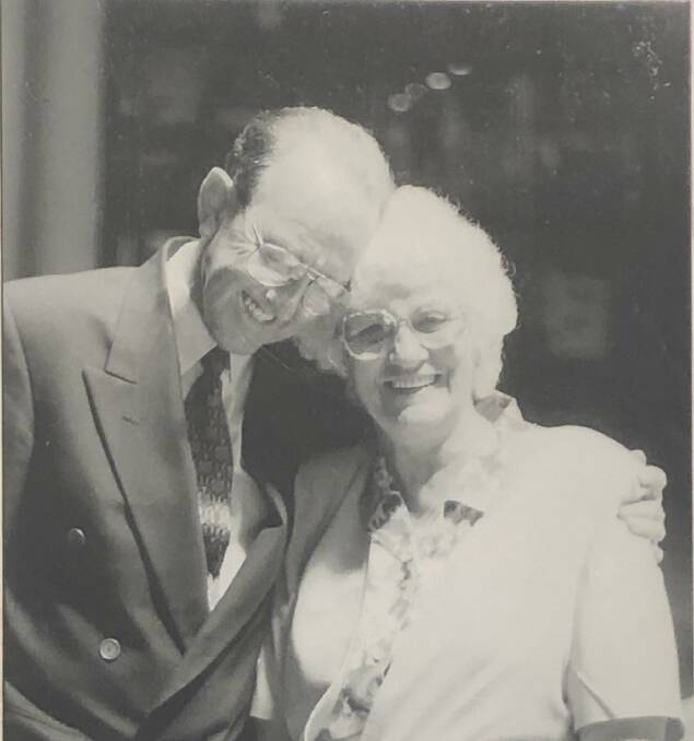Couple: Frank and Hazel Houston, in a photo that appeared at her funeral in 2004. 