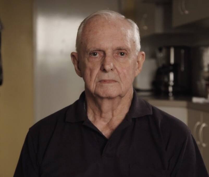 Mass: Predatory Hunter paedophile priest Vince Ryan as he appears in the ABC series Revelation, which starts on Tuesday. Ryan is shown in the series saying a solitary mass at his home. The Vatican is yet to defrock him more than two decades after he was first convicted for crimes against children. 