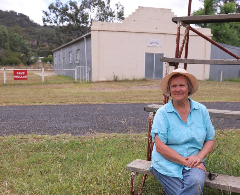 Objection: Hunter environmental activist Bev Smiles in the village of Wollar, where the impacts of nearby Wilpinjong coal mine have been significant.