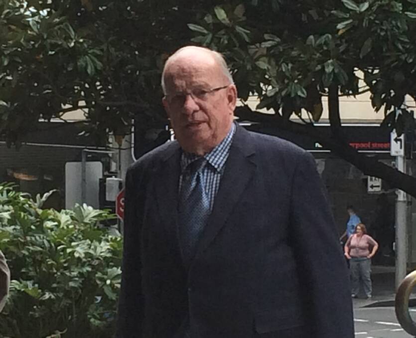 Guilty: Former Marist Brothers principal of five major schools, William Henry Wade, known as Brother Christopher, outside court before his conviction in 2017 for child sex crimes against two boys. On Friday he entered guilty pleas to covering up two Marist Brothers' crimes against children. 