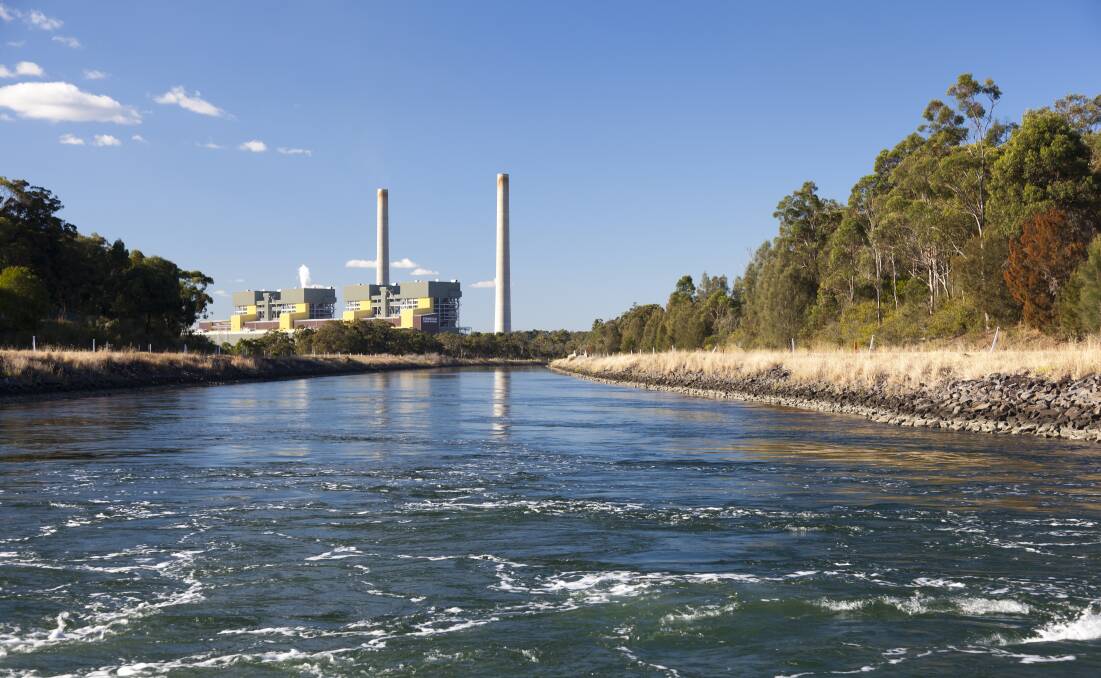Future: Origin Energy's massive Eraring coal-fired power station at Lake Macquarie, which is the largest station of its kind in NSW. Picture: Supplied. 