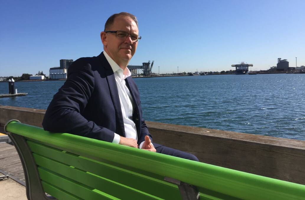 Push: Port of Newcastle chief executive Craig Carmody has upped the ante on the Port's push for the NSW Government to end opposition to a Newcastle container terminal. 