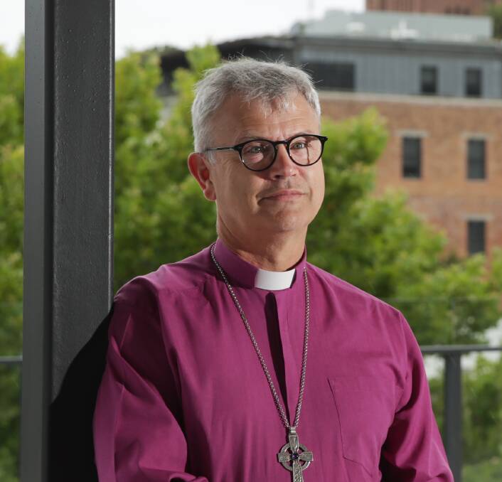 Support: Newcastle Anglican Bishop Peter Stuart has supported survivors calling for the removal of honours where people are convicted of crimes.