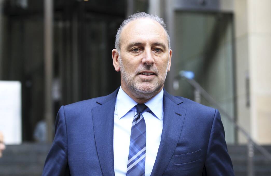 Evidence: Hillsong Church leader Brian Houston after giving evidence to the Royal Commission into Institutional Responses to Child Sexual Abuse in October, 2014. Picture: Janie Barrett. 