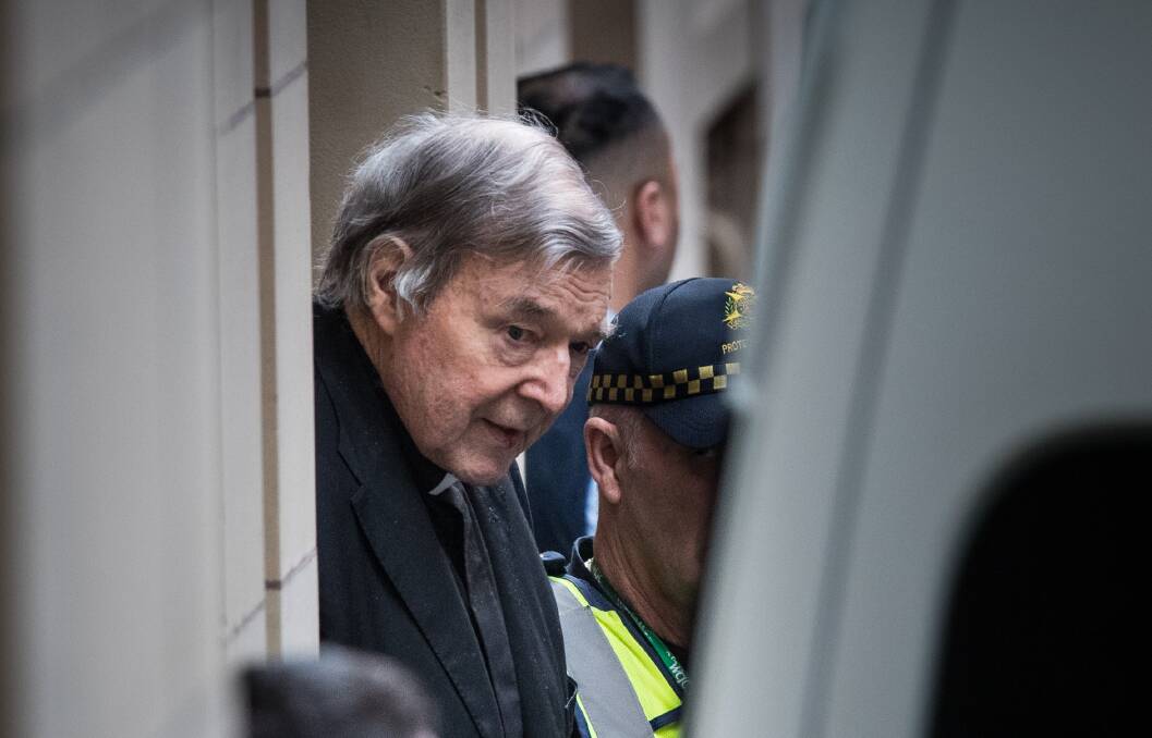 Rejected: Cardinal George Pell leaves the Victorian Supreme Court on Wednesday after his failed appeal against child sex convictions. Within hours Prime Minister Scott Morrison said Pell would lose his Order of Australia. 