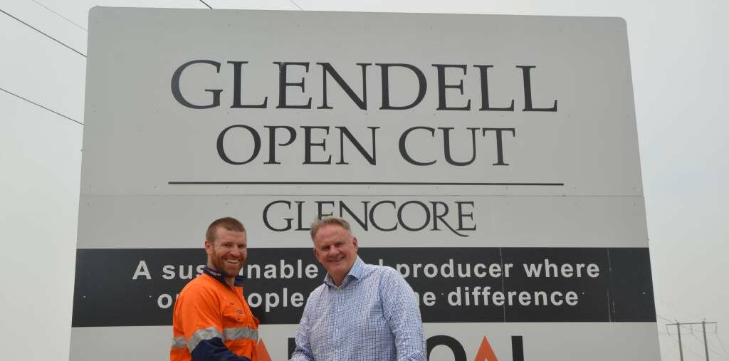 Future: The future of Glencore's Glendell coal mine was on NSW One Nation Upper House MP Mark Latham's mind during a visit in December. 