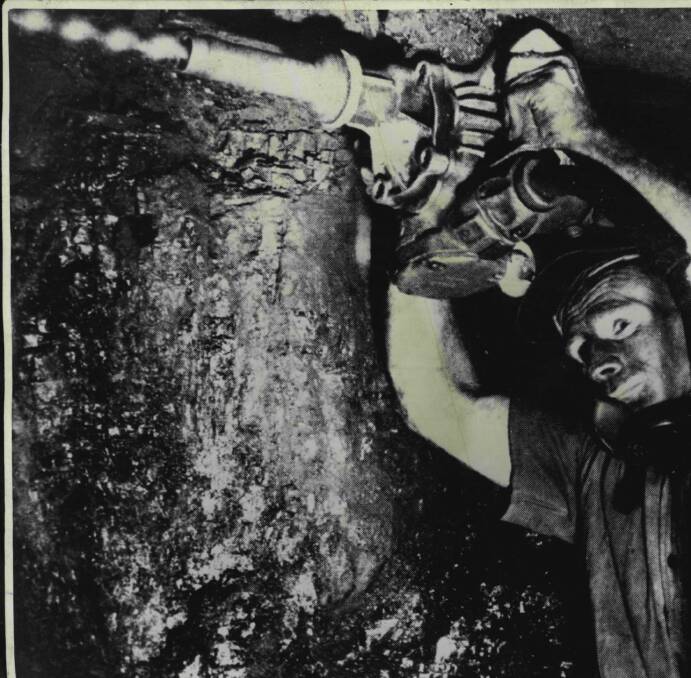 Shock: A NSW coal miner in the 1970s.