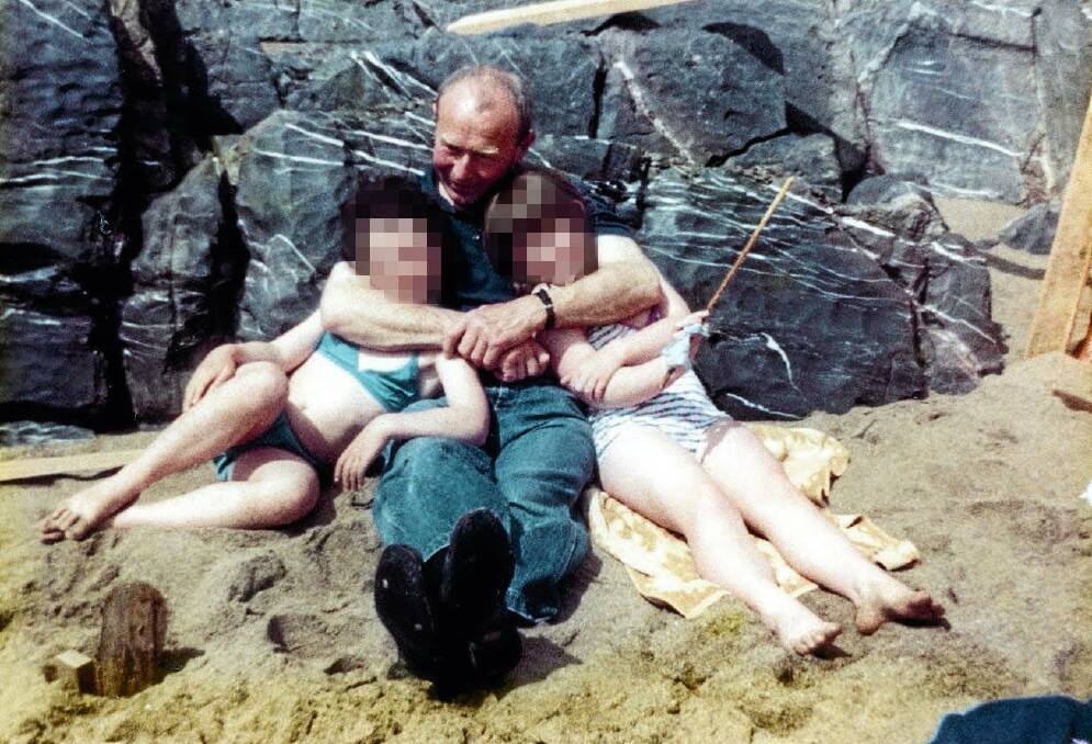 Legacy: Cistercian priest Thaddeus Kotik with two children on Caldey Island off the Welsh coastal resort town of Tenby. More than 20 people have come forward alleging they were sexually abused as children by Kotik, including a Newcastle woman. 