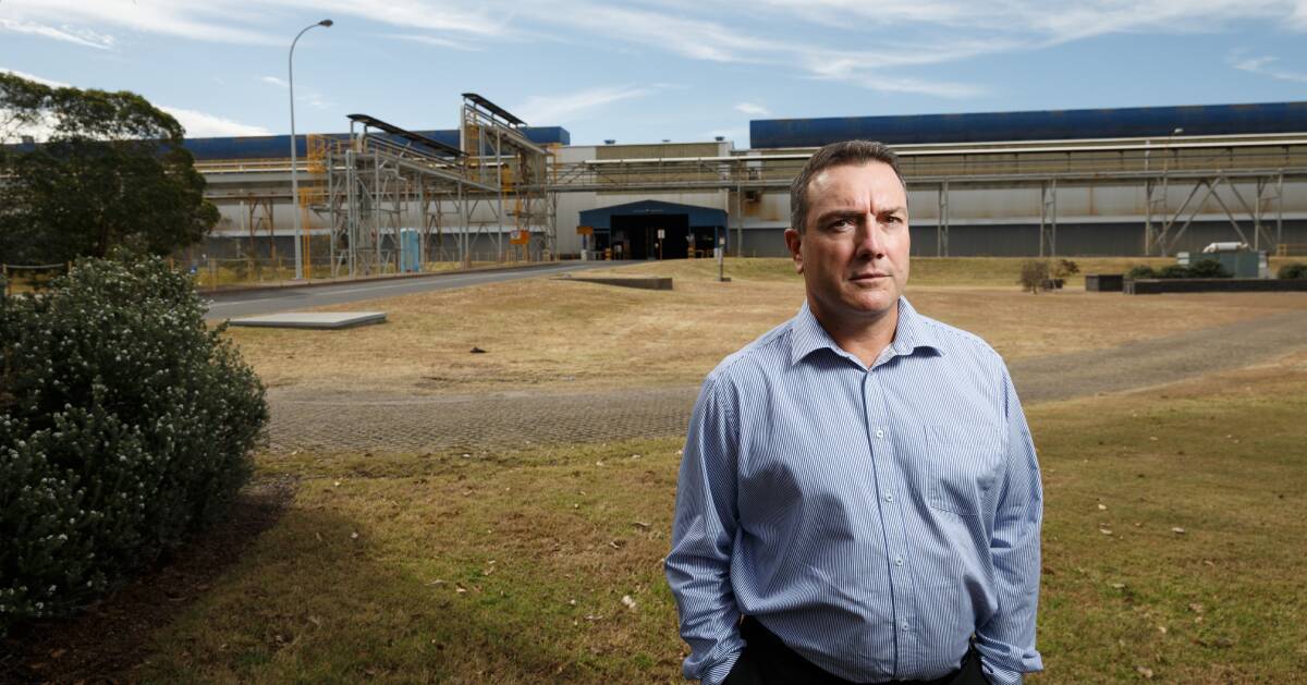 Concerns: Tomago Aluminium chief executive Matt Howell said high power prices are behind warnings the smelter is 'on thin ice'. Picture: Max Mason-Hubers.