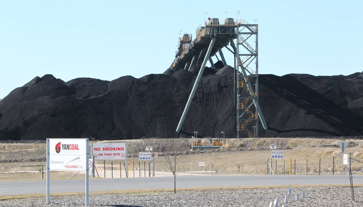 Stacks: The Yancoal-owned Moolarben coal mine between Denman and Mudgee.