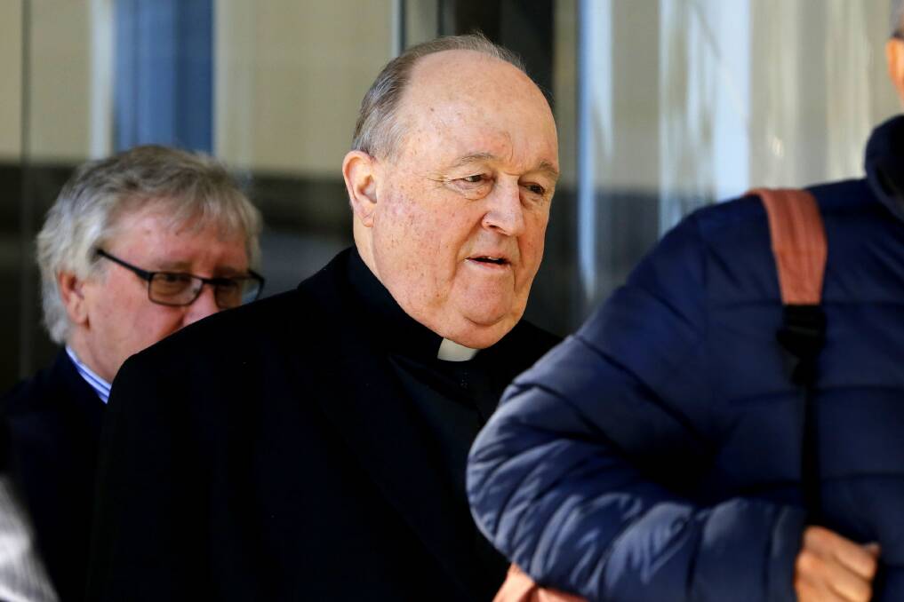 Abuse: Former Adelaide Archbishop Philip Wilson gave evidence about the low rate of child sexual abuse in his diocese a year before he was convicted of concealing child sexual abuse in the Hunter region. Picture: Darren Pateman.