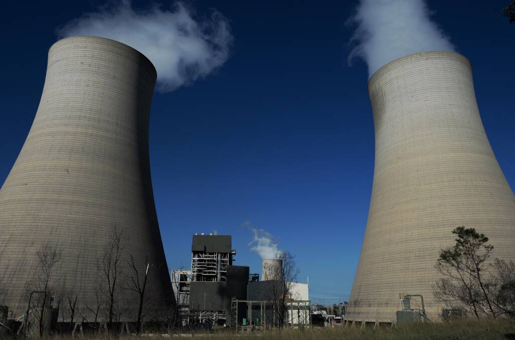 Familiar: The familiar stacks at Bayswater power station outside Muswellbrook. The NSW Government has approved a $200 million upgrade without tougher air emission controls.