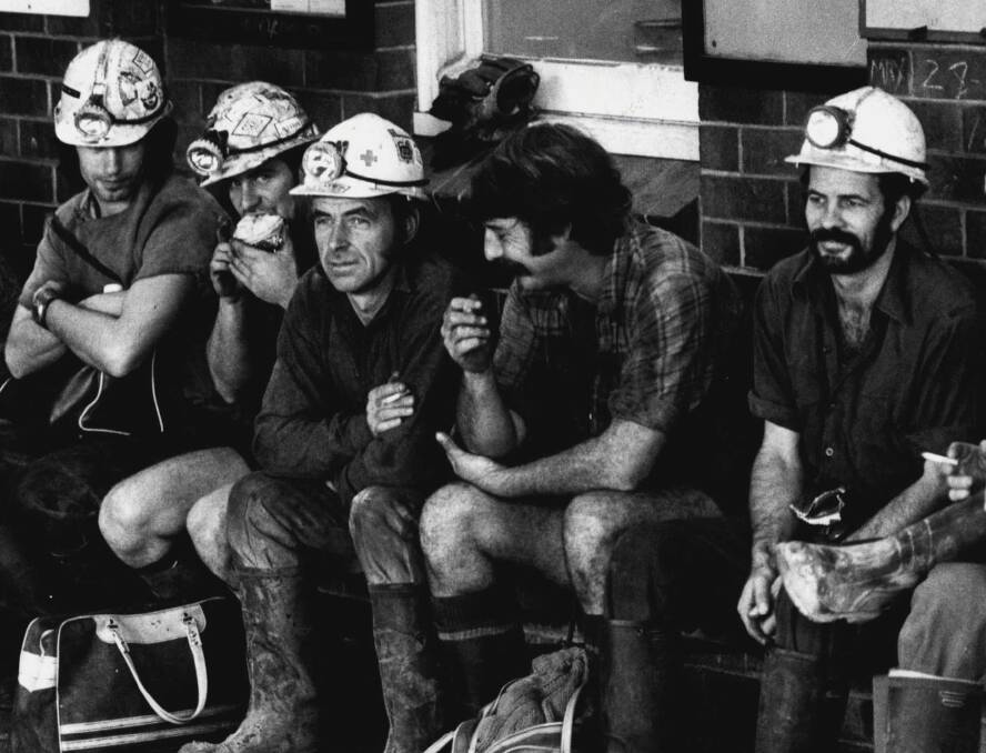 History: Chain Valley Colliery miners in 1982. The coal mine was bought by Delta in April after struggling for a number of years.
