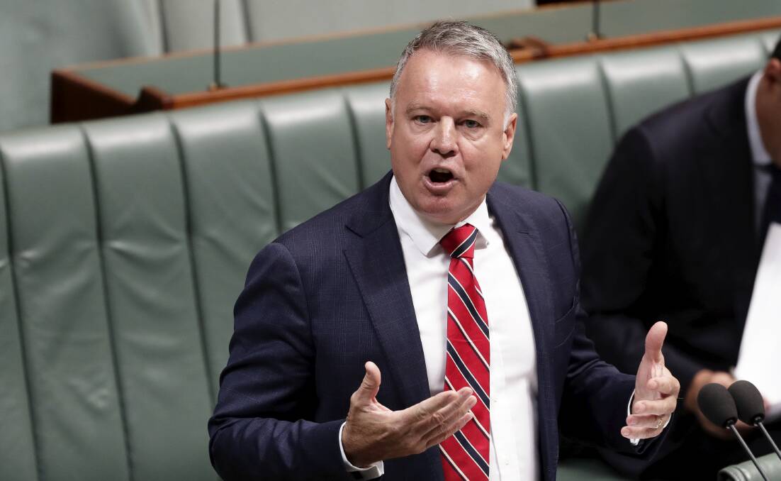 Veteran: Labor MP Joel Fitzgibbon in federal parliament early this year. Picture: Alex Ellinghausen.