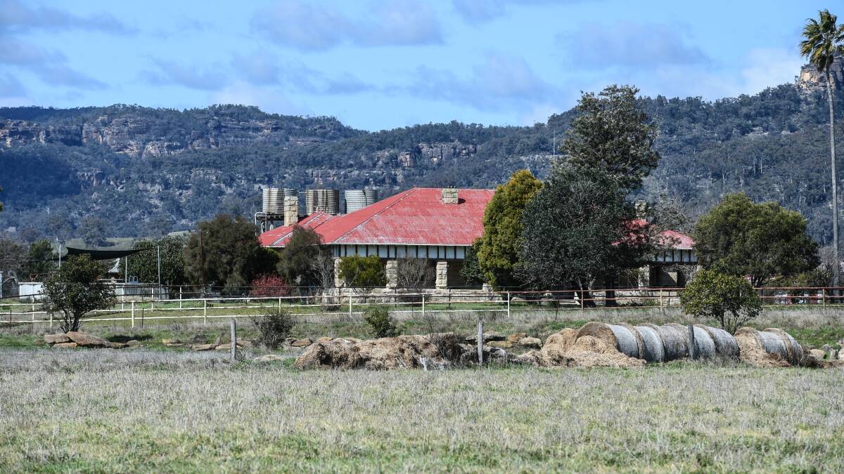 Historic: Tarwyn Park homestead in historic Bylong Valley. The homestead and much of the valley are now owned by Korean Government-backed KEPCO, which is proposing an underground and open cut mine in the valley. 