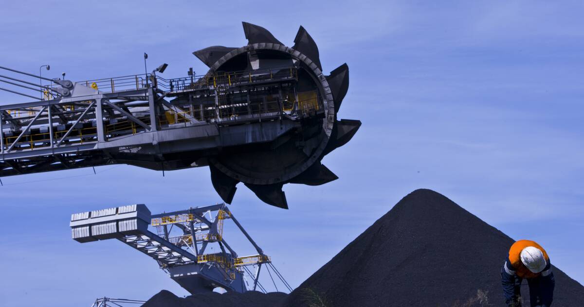 History: A Federal Government Office of the Chief Economist report warns of "headwinds" facing Australia's coal producers. Picture: Nic Walker. 