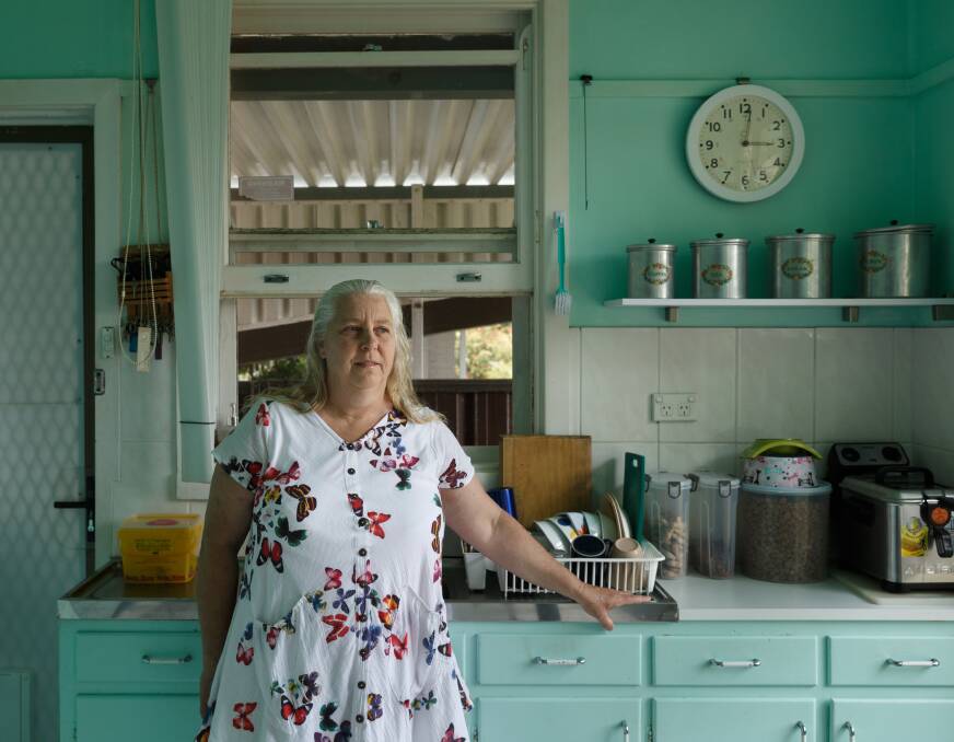 Questions: Hunter woman Glenis Andersen will give evidence at a Senate hearing in Newcastle on Thursday about the difficulties facing former state wards when they try to obtain documents about their childhoods and their family background. Picture: Max Mason-Hubers. 