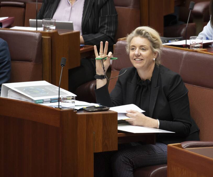 Questions: Former Coalition Government sports minister Senator Bridget McKenzie in federal parliament. Hunter and Central Coast Labor MPs say she should be sacked over her handling of the sports rort scandal. Picture: Sitthixay Ditthavong. 